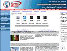 Tablet Screenshot of angolanewschannel.com